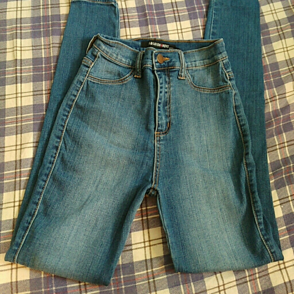 Fashion nova high rise skinny jeans